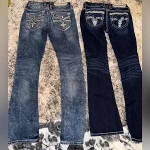 2 pairs Rock Revival Jeans